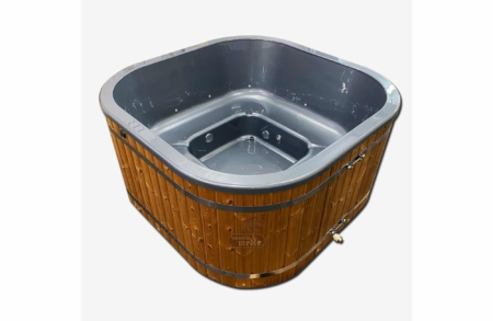 Acryl deLux Hot Pot Rechteckig 200 cm (mit Aussenofen 30 kW)
