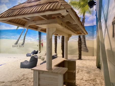 Beach Bar (180 x 77 cm) wetterfester Modulbau – Bild 2